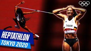 The THRILLING Highlights of the Women's Heptathlon in Tokyo!