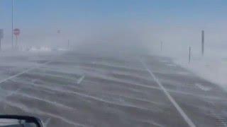 HOW TO drive Semi Truck in high winds, with low visibility in Colorado mountains