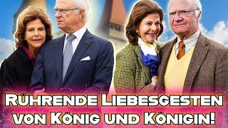 So sehr schätzt König Carl Gustaf seine Silvia: Die Liebesgesten des Königs, die Herzen berühren!