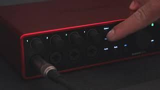 Connecting Guitars to your Scarlett 18i16