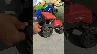 swaraj tractor Red colour  bore pr chad gya #viralvideo #shorts #automobile