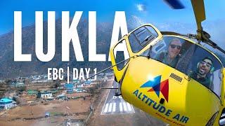 Day 1 | Everest Base Camp Trek (2024) | CRAZY Helicopter flight to Lukla - Nepal vlogs