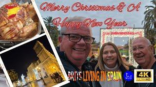 Christmas and New Year 2023 including Elche lights from the Brits Living In Spain Vlog 163