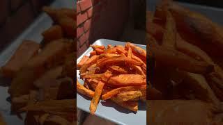 I made Sweet Potatoe fries 