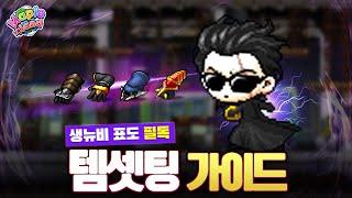 [메이플랜드] 뉴비 표도 템셋팅 가이드 