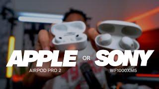 Sony WF1000XM5 vs Apple AirPods Pro 2