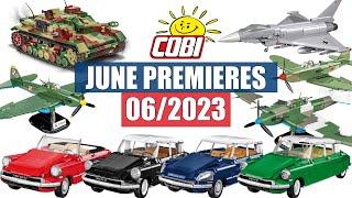  June premieres from COBI - 06/2023 - Planes, tanks, cars