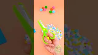 ⭐ Colorful Straw Brooch DIY! ️ Perfect Craft for Kids! 