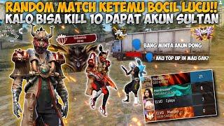 RANDOM MATCH KETEMU BOCIL LUCU!! DIA SENENG BANGET AKU TOP UP IN