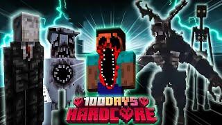 Surviving 100 days with HEROBRINE in minecraft