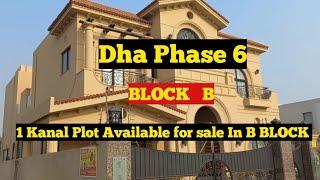 DHA phase 6 Lahore | Block B plot for sale | #lahore #dha #dhalahore #property #overseas