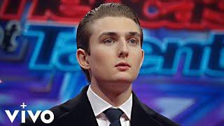 America's Got Talent Live  |  Barron Trump - With Jesus Love America Great Again  | AI cover |