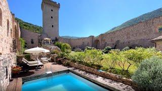 €3.5m Breathtaking Luxurious Medieval Castle for sale in Umbria, Italy with Romolini Immobiliare.