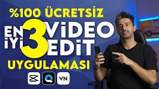 Top 3 FREE Video Editing Apps  (iOS & Android)