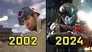 Evolution of Battlefield 2002-2024