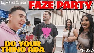 Lacy And FaZe Boys Getting All The HUZZ At The FaZe Party