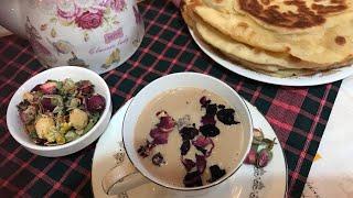 Afgan Şir çay ve parata tarifشیرچای وپراته افغانی Afghan shir chai recipe️آسان ولذیذ