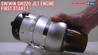 RC JET ENGINE first start | SWIWIN 220B TURBINE | EASY INSTALL and SETUP !