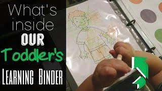 What I Have in My Toddler's Learning Folder | TOT SCHOOL