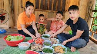 Family Cooking a happy meal - Daily life on the farm | Hà Tòn Chài