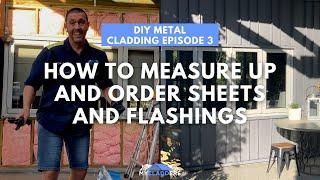 Part 3 How to Colorbond Wall Cladding , measuring and ordering wall flashings Brisbane Roofing