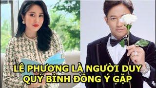  Lê Phương là người con gái duy nhất Quý Bình đồng ý gặp khi còn nằm trên giường bệnh