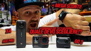 LA DOMANDA CHE TUTTI MI FANNO...QUALE DEVO SCEGLIERE?!?! MEGA SCONTI INSTA360