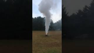 Model Stratovolcano Eruption