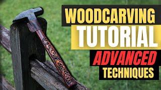 Woodcarving Tutorial Guide: Transforming a Hammer into a Viking Relic