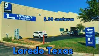 Como llegar al Nuevo Goodwill en Laredo Texas .50 centavos la pieza 