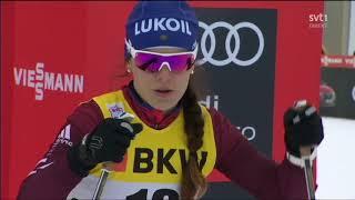 10 km fristil damer Davos 2017 WC Längdåkning