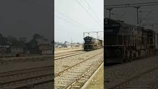 Extremely Aggressive WDP4 Diesel Loco ️ Indian Railways  ️  #shorts️