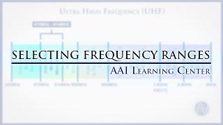 Selecting Frequency Ranges - ProAudioSuperstore.com