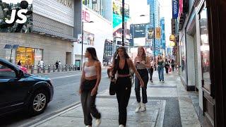 Friday Night in Downtown Toronto Summer Walk  (July 2022)
