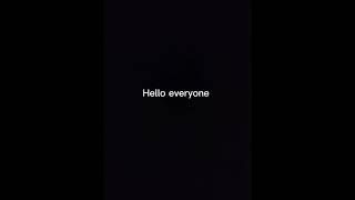 An announcement (Kind of)