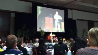 Sam Gon III's Award Acceptance Speech today at the Hawaii Conservation Conference, 2013