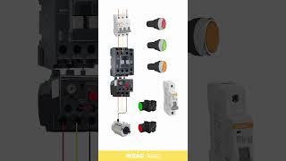 How to Connect a DOL Starter with Indicator | 3 Phase Direct On Line Starter and Circuit Diagram.