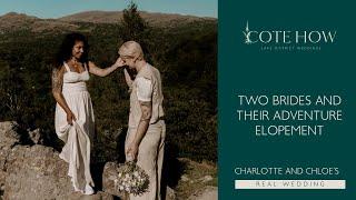 Charlotte and Chloe's Adventure elopement in the Lake District