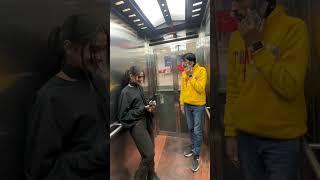 Lift prank  cute girl expressions  #rjprank #rjnazimprank #funny #liftprank #cutegirlprank #shorts