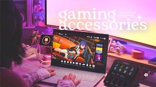  a gaming tech haul for gamers + content creators | useful accessories for all types of creators 