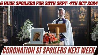 6 Huge Coronation Street Spoilers for 30th September - 4th October 2024: Is Joel Really Dead #itv