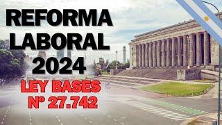 Jornada de Derecho: Reforma Laboral de la Ley Bases. Facultad de Derecho UBA Cátedra Dr. Pablo Topet