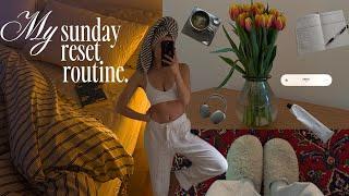 SUNDAY RESET ROUTINE ️ deep clean, weekly planning, new rug & home updates