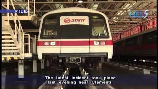 Second incident on fallen rail clip on SMRT - 24Feb2012