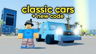 New CASH CODE & CLASSIC CARS In Driving Empire