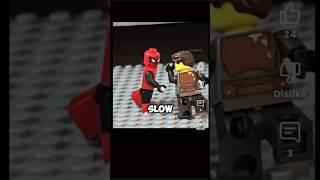 was it too noticable? #lego #brickfilm #stopmotion #animation #review #spiderman #marvel #punch