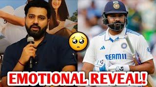 Rohit Sharma EMOTIONAL REVEAL on Test Retirement! | Rohit Sharma India Vs England News