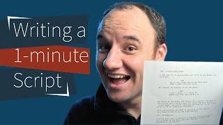 My screenwriting process for a 1-minute short film