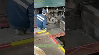 Innovative Railway Maintenance: The Process of Changing Train Wheels