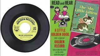 Little Golden Wonder Book And Record 242 1966 THE SHY LITTLE KITTEN